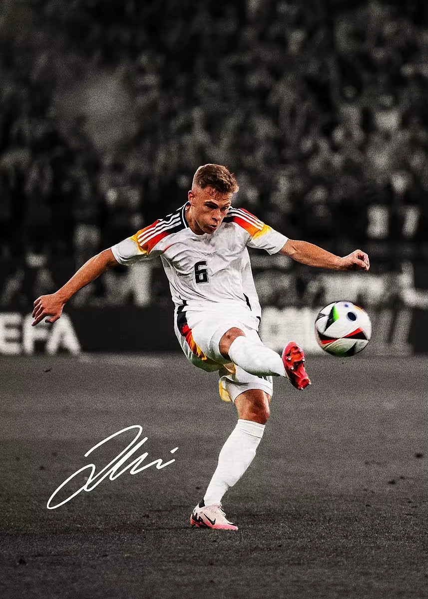 Modern Soccer Sport Player Portrait Posters Print Football Play Picture Canvas Wall Painting Living Room Bedroom Home Decor