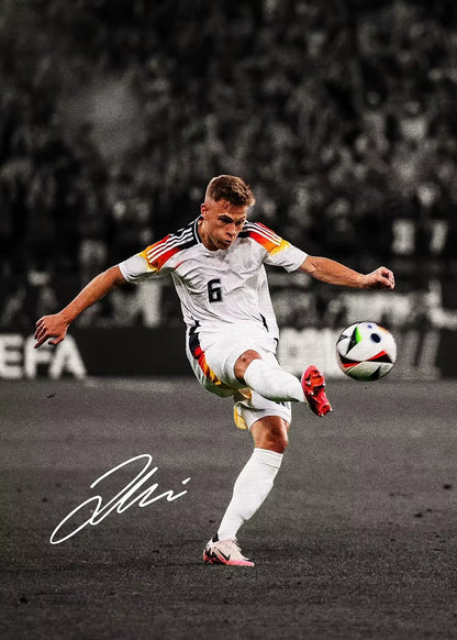 Modern Soccer Sport Player Portrait Posters Print Football Play Picture Canvas Wall Painting Living Room Bedroom Home Decor