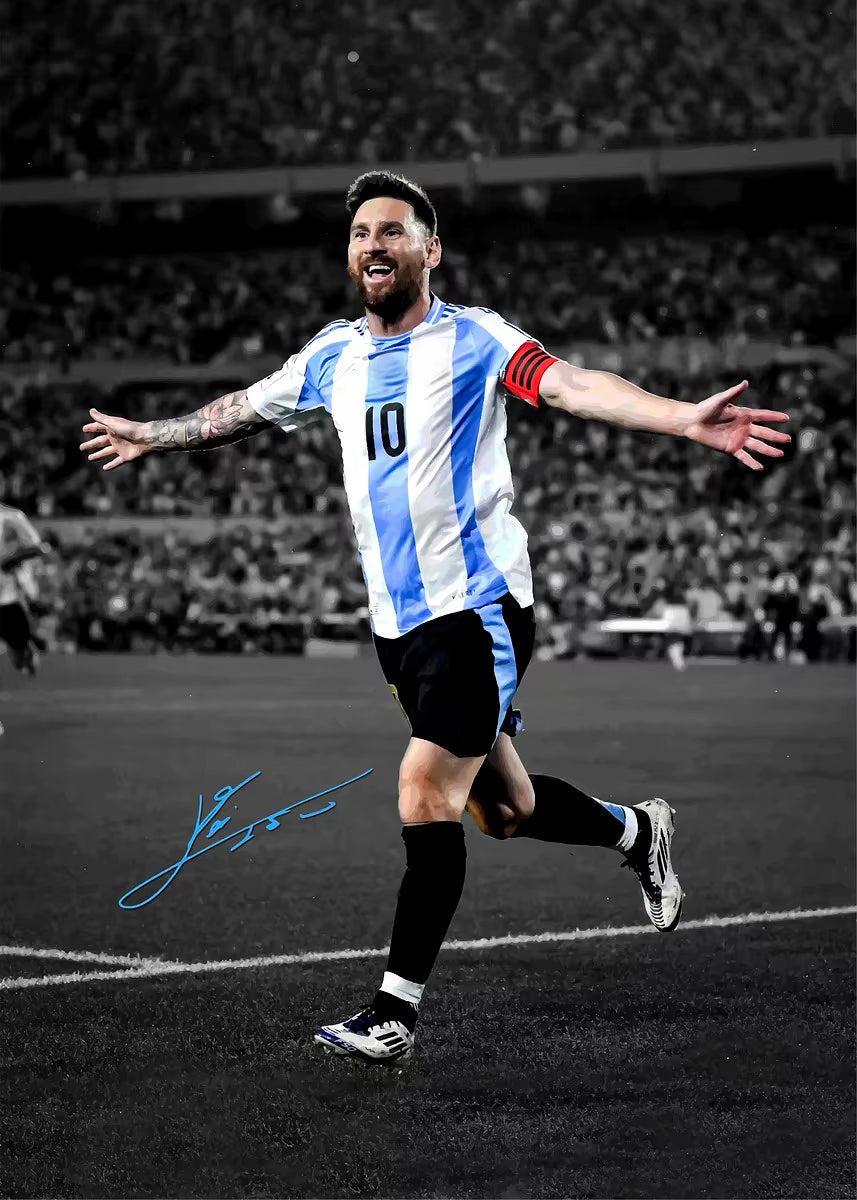 Modern Soccer Sport Player Portrait Posters Print Football Play Picture Canvas Wall Painting Living Room Bedroom Home Decor