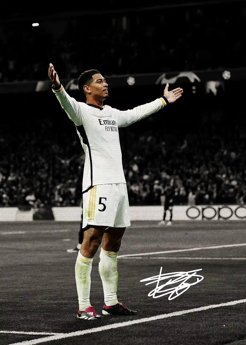 Modern Soccer Sport Player Portrait Posters Print Football Play Picture Canvas Wall Painting Living Room Bedroom Home Decor