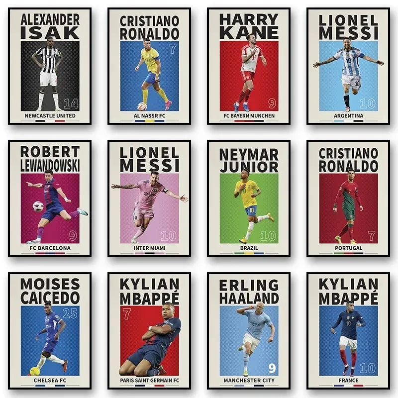FOOTBALLER POSTERS