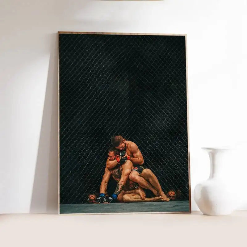 1PC Ultimate Fighting U-UFC Poster Self-Adhesive Art Waterproof Paper Sticker Coffee House Bar Room Wall Decor