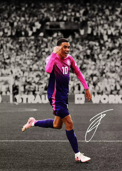 Modern Soccer Sport Player Portrait Posters Print Football Play Picture Canvas Wall Painting Living Room Bedroom Home Decor