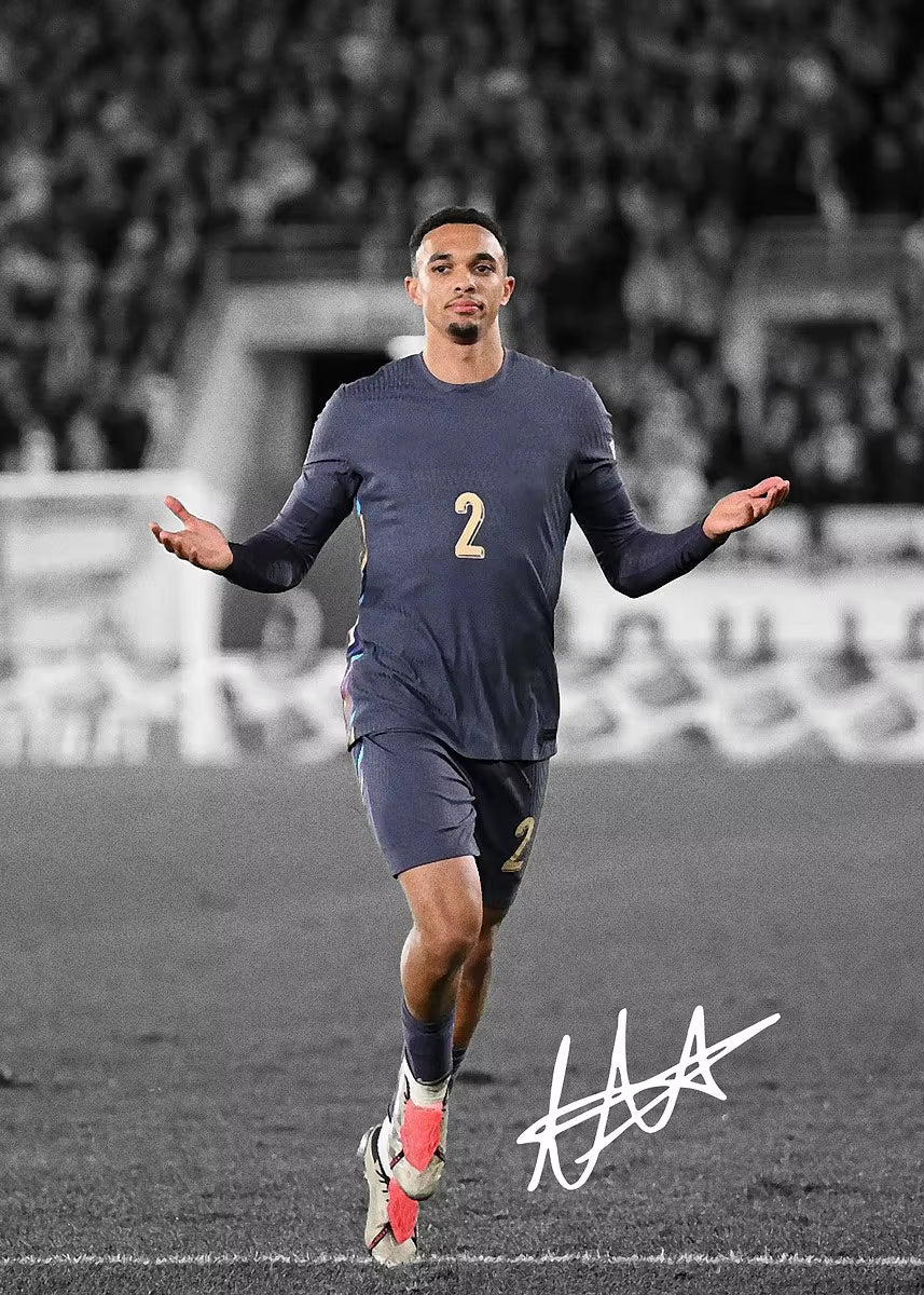 Modern Soccer Sport Player Portrait Posters Print Football Play Picture Canvas Wall Painting Living Room Bedroom Home Decor